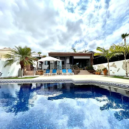 With Bbq, Private Heated Pool In Tenerife South 别墅 阿德耶