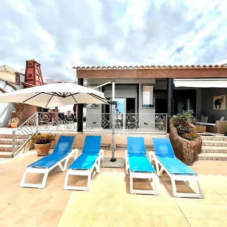 With Bbq, Private Heated Pool In Tenerife South 别墅 阿德耶