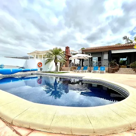 别墅 With Bbq, Private Heated Pool In Tenerife South *